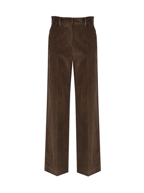 Pantalone ampio Tania in velluto a coste Cioccolato WEEKEND MAX MARA | 2525136092600015
